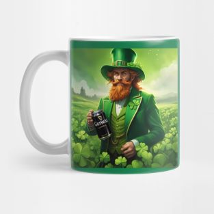 Folk Art Leprechaun Mug